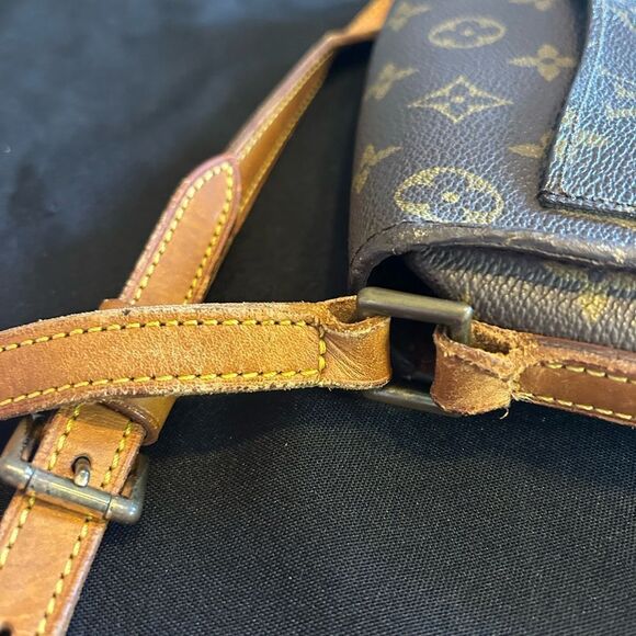 Louis Vuitton St Cloud Vintage Brown Monogram Crossbody Bag Authentic - Picture 9 of 10